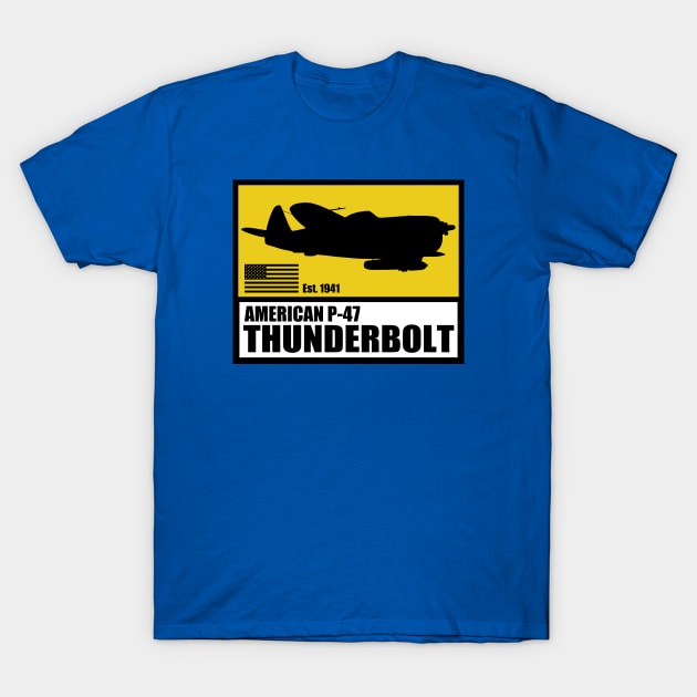 P-47 Thunderbolt T-Shirt by Tailgunnerstudios